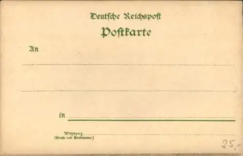 Litho Bega Dörentrup in Lippe, Gesamtansicht, Kirche, Glückwunsch Neujahr