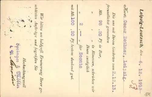 Ak Leutzsch Leipzig in Sachsen, Farbenfabrik Springer & Möller