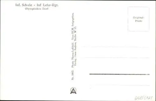 Ak Elstal Wustermark Brandenburg, Olympisches Dorf, Gesamtansicht, Fliegeraufnahme