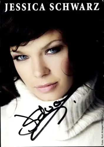 Ak Schauspielerin Jessica Schwarz, Portrait, Autogramm