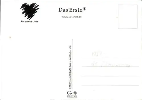 Ak Schauspieler Klaus Zmorek, Portrait, Serie Verbotene Liebe, Autogramm