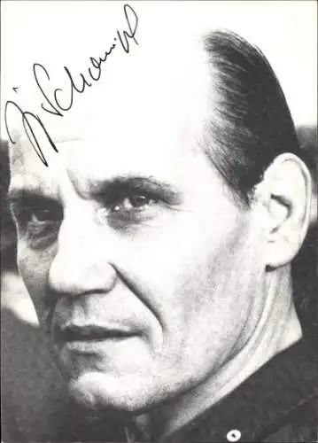 Ak Schauspieler Jürgen Schornagel, Portrait, Autogramm