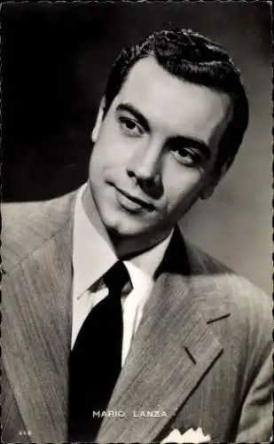 Ak Schauspieler und Opernsänger Mario Lanza, Portrait
