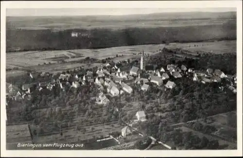 Ak Bierlingen Starzach in Württemberg, Fliegeraufnahme