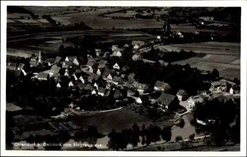 Ak Ottendorf Gaildorf am Kocher, Fliegeraufnahme