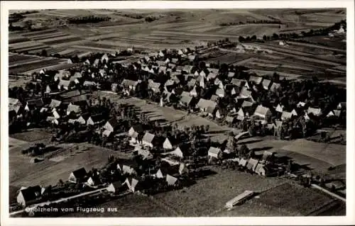 Ak Onolzheim Crailsheim in Württemberg, Fliegeraufnahme