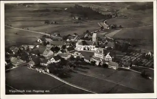 Ak Wiggensbach im Allgäu, Fliegeraufnahme