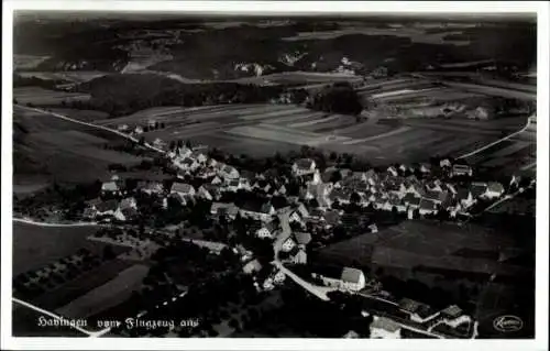 Ak Hayingen auf der Schwäbischen Alb, Fliegeraufnahme