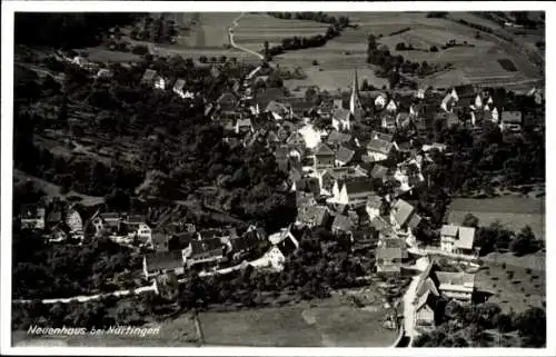 Ak Neuenhaus im Aichtal Württemberg, Fliegeraufnahme