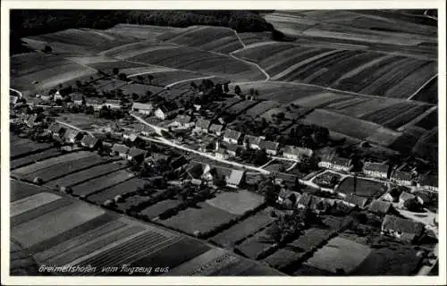 Ak Greimeltshofen Kirchhaslach, Fliegeraufnahme