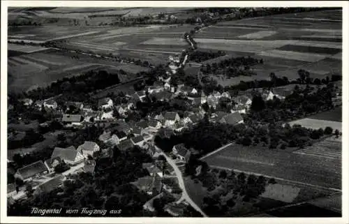 Ak Tüngental Schwäbisch Hall in Württemberg, Fliegeraufnahme