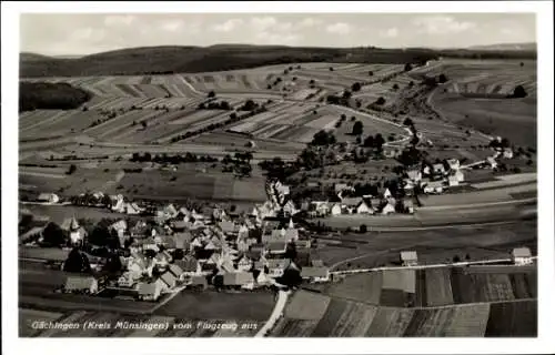 Ak Gächingen Sankt Johann auf der Schwäbischen Alb, Fliegeraufnahme