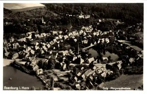 Ak Ilsenburg im Harz, Fliegeraufnahme