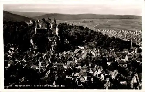 Ak Heidenheim an der Brenz Württemberg, Fliegeraufnahme