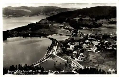 Ak Schluchsee im Schwarzwald, Fliegeraufnahme