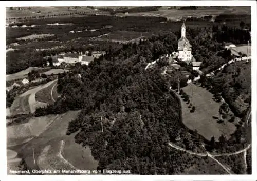 Ak Neumarkt in der Oberpfalz, Fliegeraufnahme Kloster St. Jospeh, Karmelitenkloster Mariahilfsberg