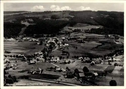 Ak Häusern im Schwarzwald, Fliegeraufnahme