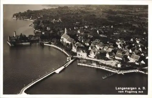 Ak Langenargen am Bodensee, Fliegeraufnahme