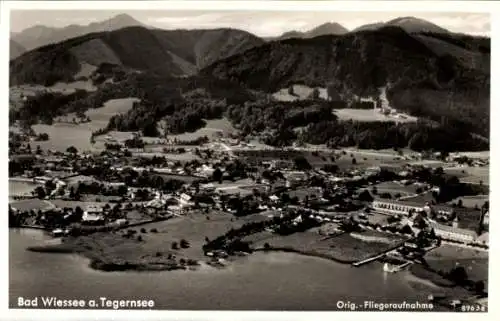 Ak Bad Wiessee in Oberbayern, Fliegeraufnahme