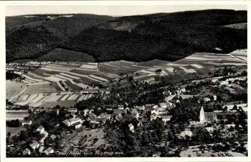 Ak Riol an der Mosel, Fliegeraufnahme