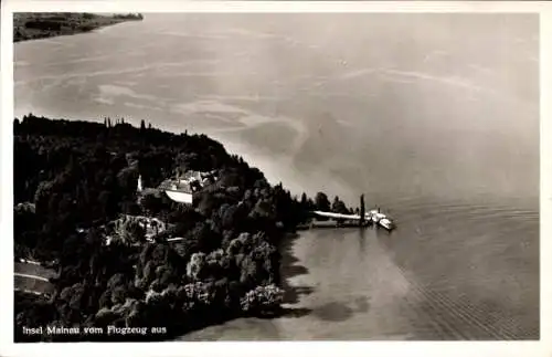 Ak Insel Mainau im Bodensee, Fliegeraufnahme