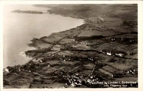 Ak Lochau in Vorarlberg, Fliegeraufnahme, Lindau, Bodensee