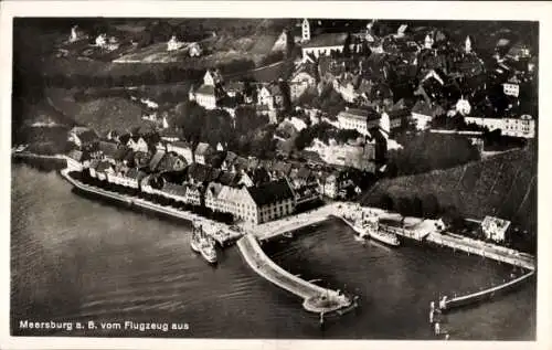 Ak Meersburg am Bodensee, Fliegeraufnahme