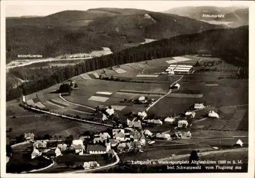 Ak Altglashütten Feldberg im Schwarzwald, Fliegeraufnahme