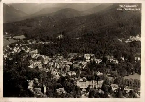 Ak Badenweiler im Schwarzwald, Fliegeraufnahme