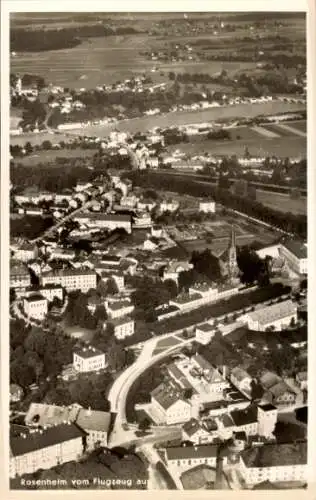 Ak Rosenheim Oberbayern, Fliegeraufnahme