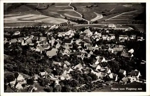 Ak Fützen Blumberg am Schwarzwald, Fliegeraufnahme