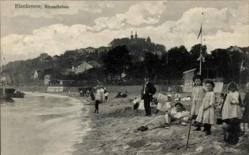 Ak Hamburg Altona Blankenese, Strandleben, Kinder