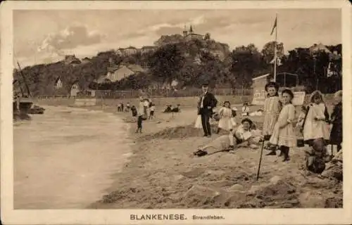 Ak Hamburg Altona Blankenese, Strandleben, Kinder