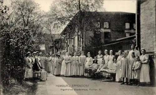 Ak Hamburg Nord Eppendorf, Allgemeines Krankenhaus, Pavillon 30