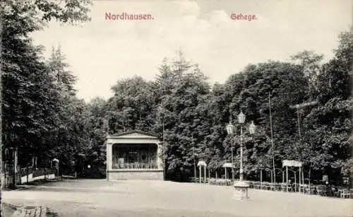 Ak Nordhausen am Harz, Gehege