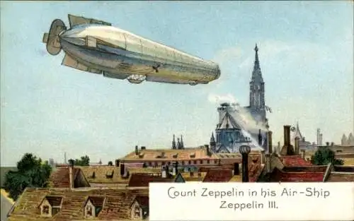 Ak Graf Zeppelin im Zeppelin III