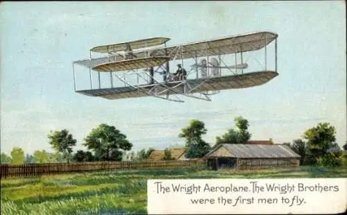 Ak Wright Aeroplane, Doppeldecker