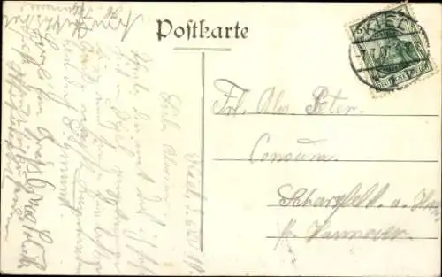 Ak Deutsches Kriegsschiff, SMS Freya, Großer Kreuzer