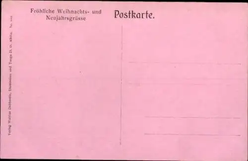 Ak Deutsch Ostafrika Tansania, Glückwunsch Weihnachten und Neujahr