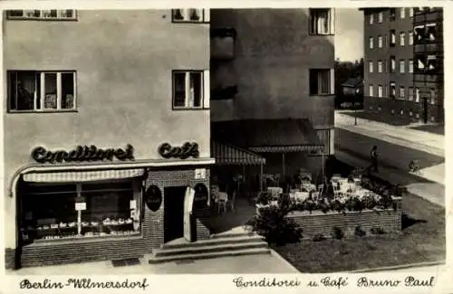 Ak Berlin Wilmersdorf, Conditorei und Café Bruno Paul, Binger Str. 16