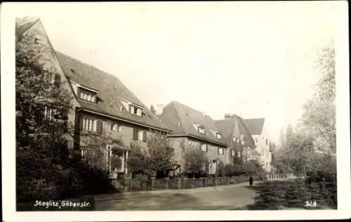 Foto Ak Berlin Steglitz, Göbenstraße, Wohnhäuser