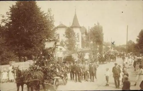 Foto Ak Hamburg Wandsbek Rahlstedt Altrahlstedt, Festzug, Handwerker-Gruppe