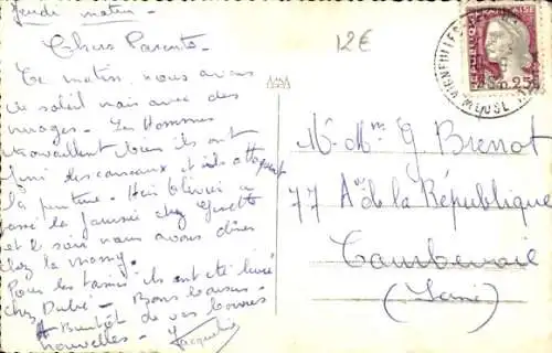 Ak Herbeuville Meuse, Straße