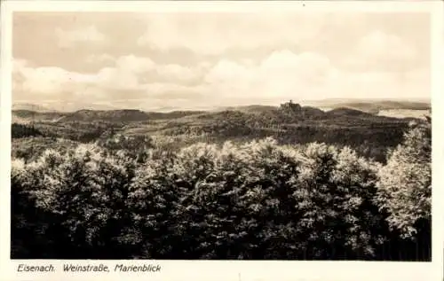 Ak Lutherstadt Eisenach in Thüringen, Weinstraße, Marienblick