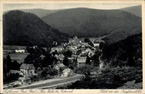 Ak Bad Thal Ruhla in Thüringen, Totalansicht, Blick von der Tropfsteinhöhle