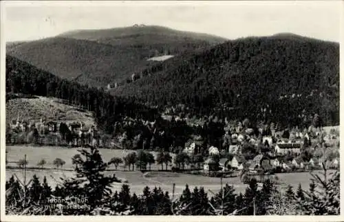 Ak Tabarz im Thüringer Wald, Totalansicht, Amselsberg