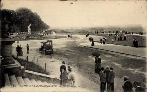 Ak Saint Germain en Laye Yvelines, La Terrasse