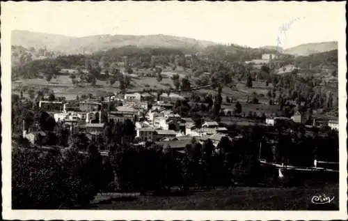 Ak Saint Julien la Vetre Loire, Panorama, aufgenommen aus den Marlons de Cassiere