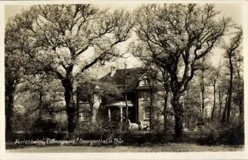 Foto Ak Georgenthal in Thüringen, Ferienheim Eichengrund