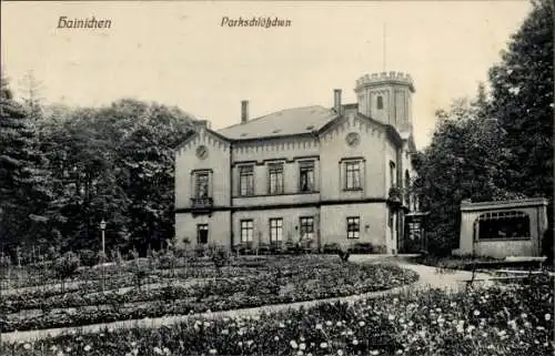 Ak Hainichen in Sachsen, Parkschlösschen